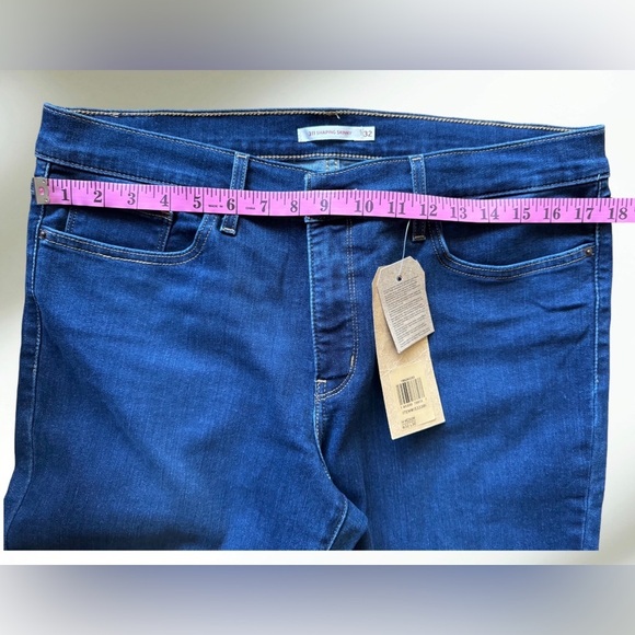 Levi’s 311 SHAPING SKINNY WOMEN'S JEANS Size 32x30 Color: Cobalt Haze DarkWash - Picture 6 of 12